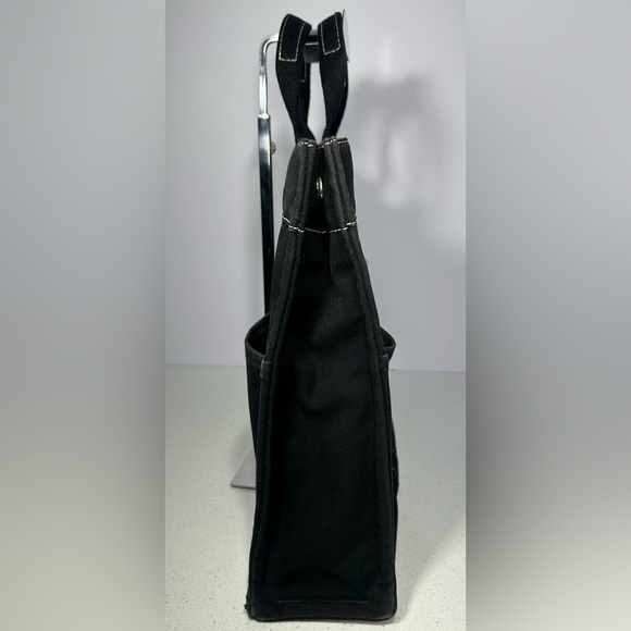 HERMES Deauville MM Tote Bag Canvas Black - Picture 5 of 11